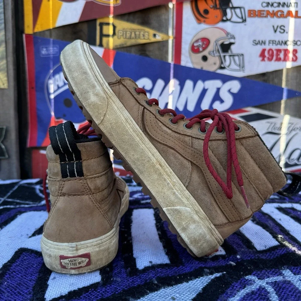 Size‎ 8 - VANS SK8 Hi MTE 2 All Weather Boots Brown Chipmunk / Marshmallow Shoe